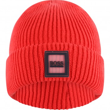 Logo Winter Cap in Red Logo Winter Cap in Red