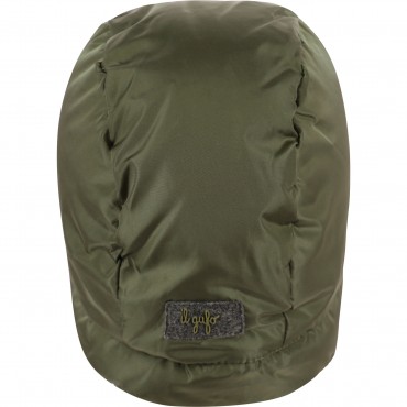 Down Padded Winter Cap with Ear Flaps in Khaki Down Padded Winter Cap with Ear Flaps in Khaki
