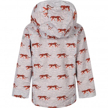 Roaming Tigers Microfiber Rain Jacket in Grey Roaming Tigers Microfiber Rain Jacket in Grey