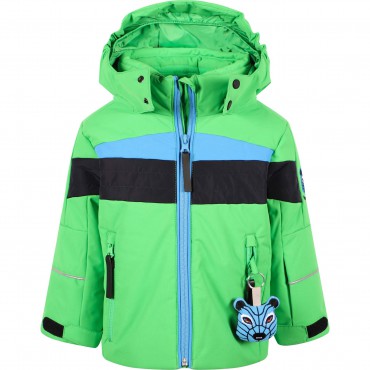 Arctic World Embroidery Logo Ski Jacket in Green Arctic World Embroidery Logo Ski Jacket in Green