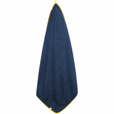 Firetruck Hooded Towel in Navy Firetruck Hooded Towel in Navy