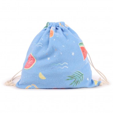 Shark Print Hooded Towel in Blue Shark Print Hooded Towel in Blue