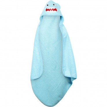 Shark Hooded Towel in Blue Shark Hooded Towel in Blue