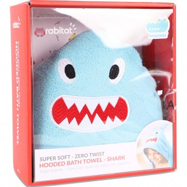 Shark Hooded Towel in Blue Shark Hooded Towel in Blue