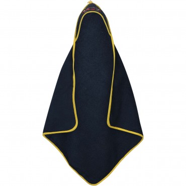 Firetruck Hooded Towel and Wash Mitt Set in Navy Firetruck Hooded Towel and Wash Mitt Set in Navy