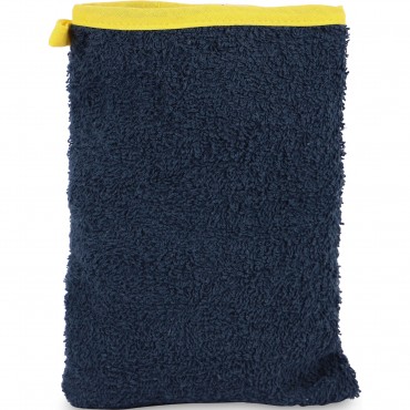 Firetruck Hooded Towel and Wash Mitt Set in Navy Firetruck Hooded Towel and Wash Mitt Set in Navy