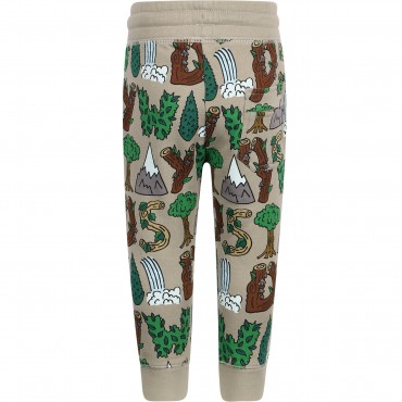 Stay Wild Nature Print Tracksuit in Beige Stay Wild Nature Print Tracksuit in Beige