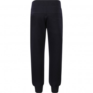 Skier Print Tracksuit in White and Navy Skier Print Tracksuit in White and Navy