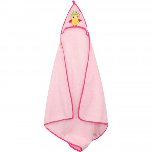 Owl Hooded Towel in Pink Owl Hooded Towel in Pink