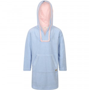 Logo Towel Dress in Light Blue Logo Towel Dress in Light Blue
