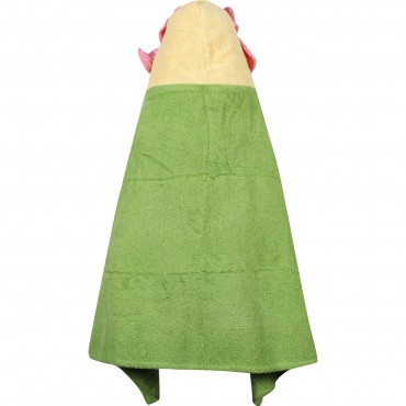 Flower Hooded Towel in Green Flower Hooded Towel in Green